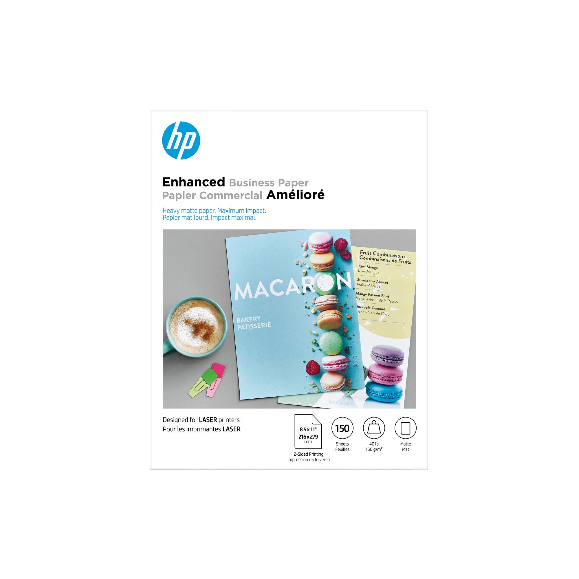 HP Laser A Size 100Sh Matte Paper (Q6543A) - Cartouches Certifiees