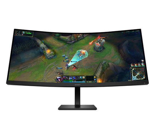 HP OMEN 34c G2 WQHD 180Hz Moniteur de jeu Incurvé États-Unis / Canada Anglais (AV4C1AA#ABA)
