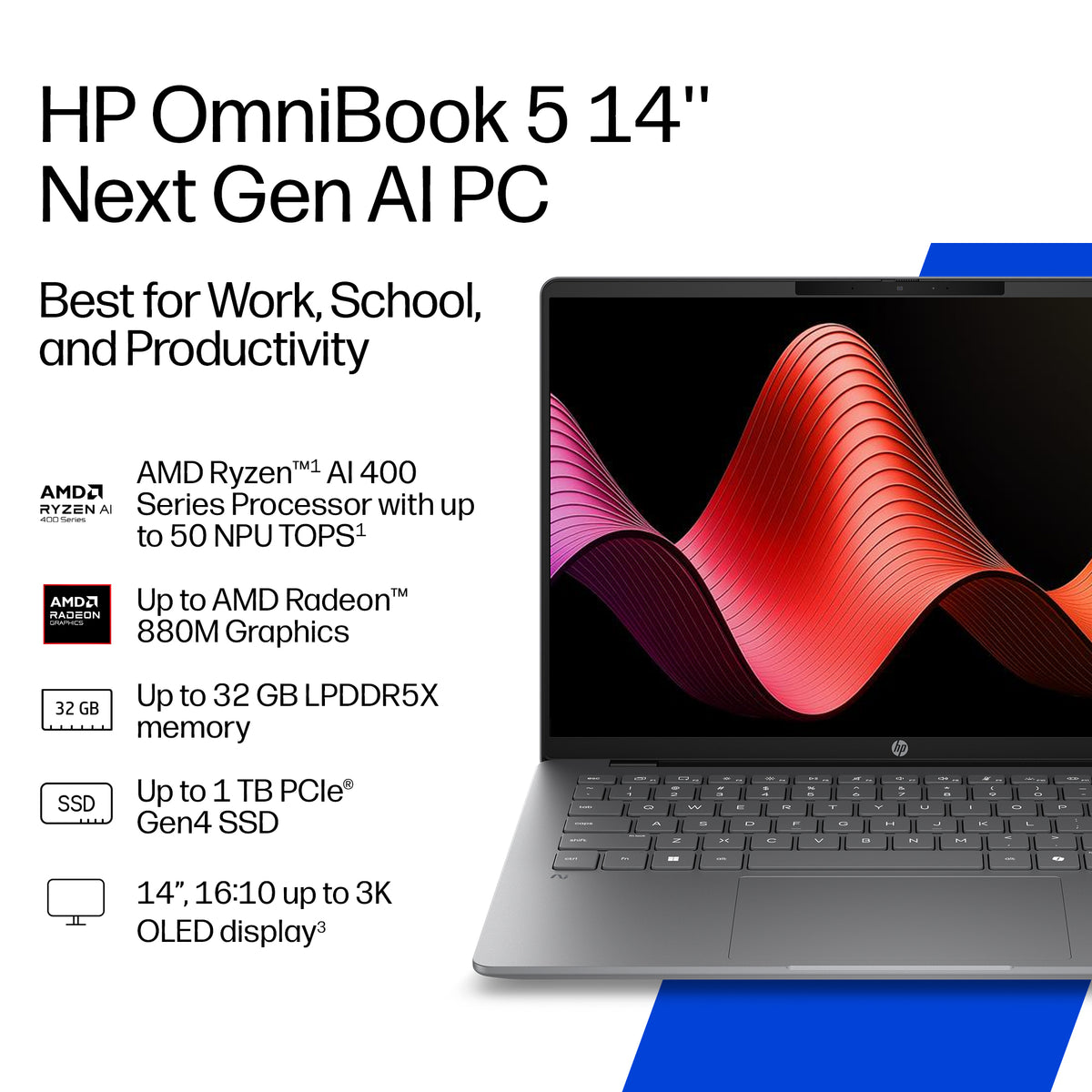 HP OmniBook 5 NGAI 14-hm0000ca Canada - French Bilingual (D4DC4UA#ABL) - Cartouches Certifiees