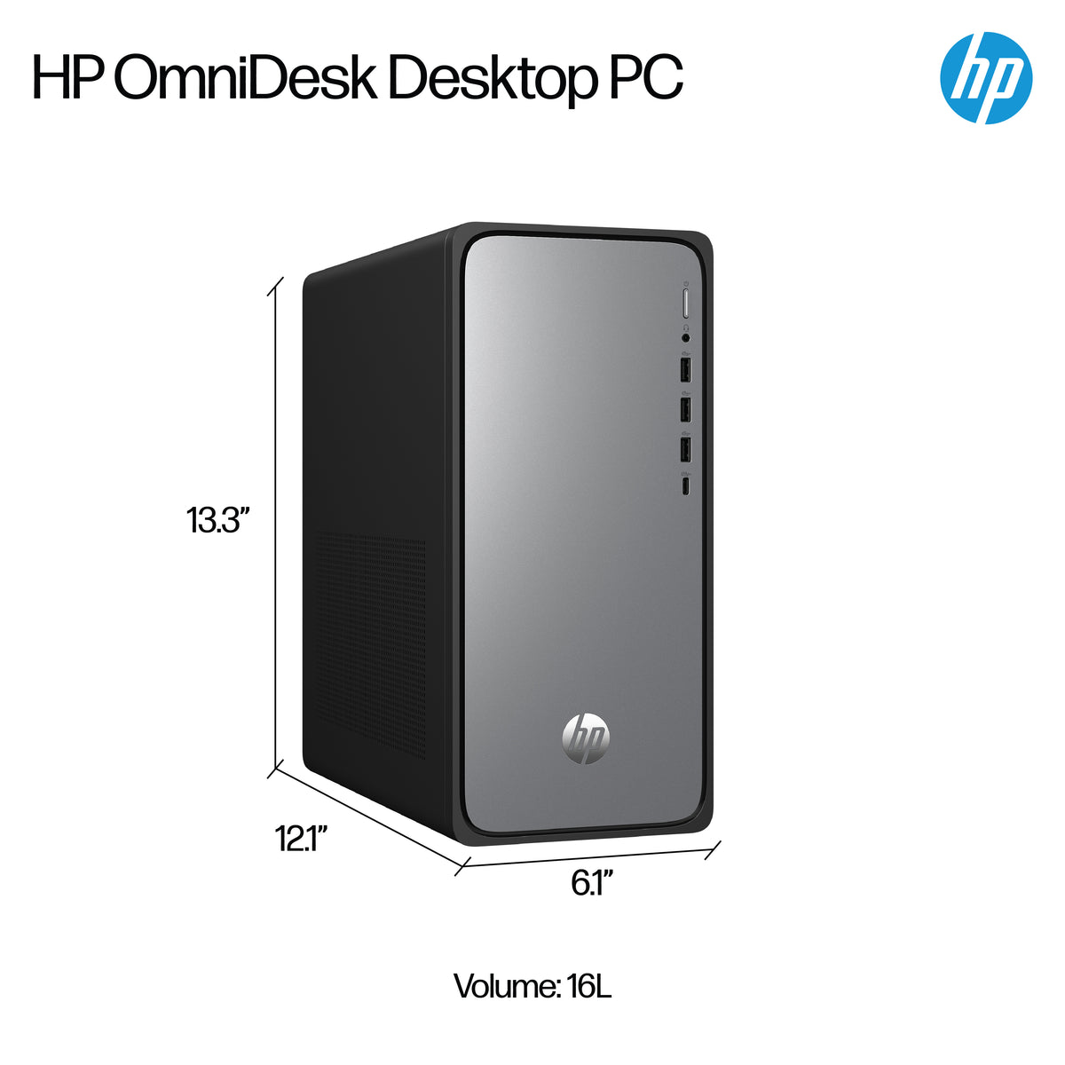 HP OmniDesk Desktop M02-0039 PC Canada - French Bilingual (BB4Y1AA#ABL) - Cartouches Certifiees