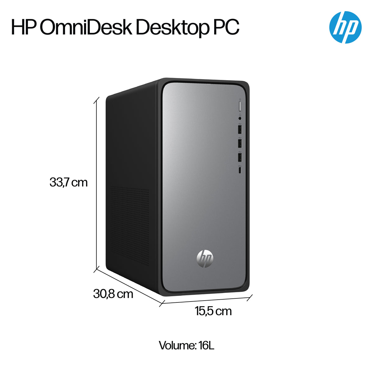 HP OmniDesk Desktop M02-0039 PC Canada - French Bilingual (BB4Y1AA#ABL) - Cartouches Certifiees