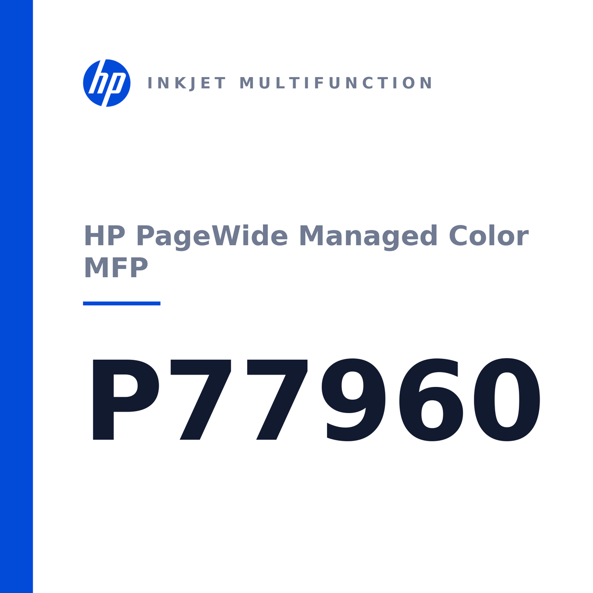HP PageWide Managed Color MFP P77960