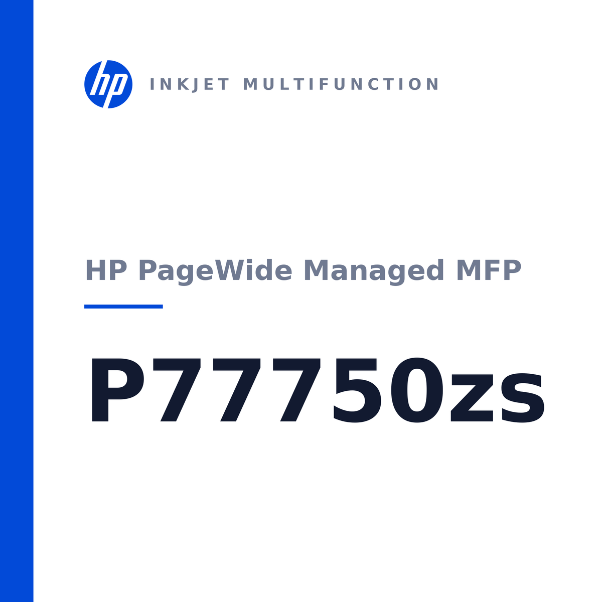 HP PageWide Managed MFP P77750zs