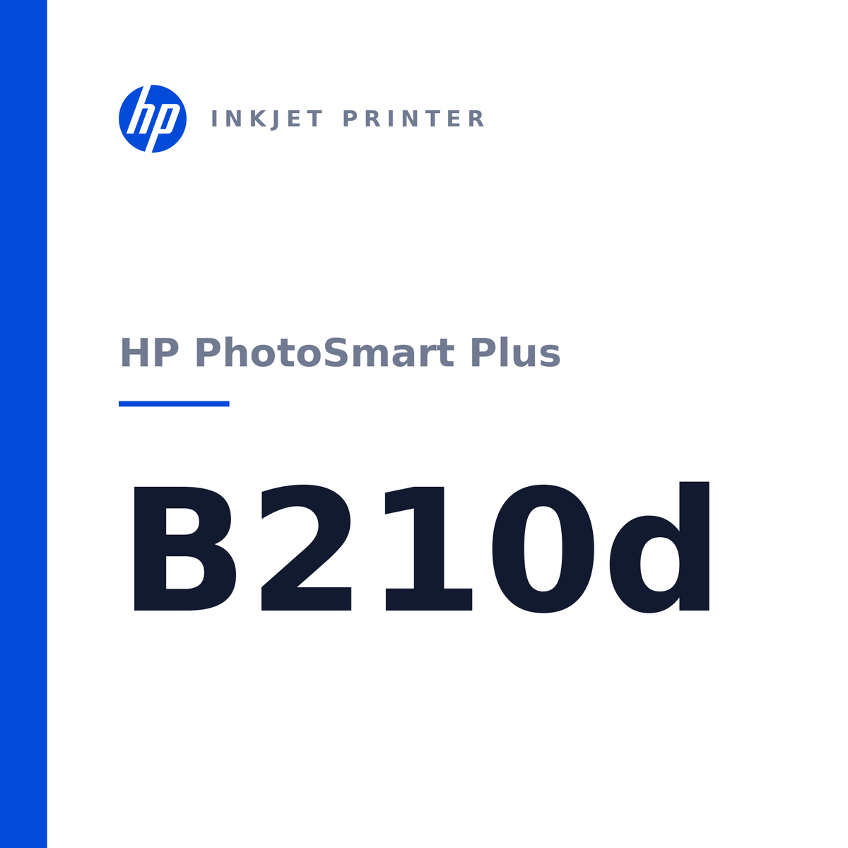 HP PhotoSmart Plus Printer B210d