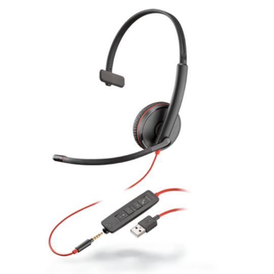HP Poly Blackwire 3215 Casque Monaural USB-A