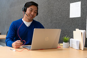 HP Poly Blackwire 8225 Microsoft Teams Certified Headset +USB-C/A Adapter TAA (7E2K8AA#ABA) - Cartouches Certifiees