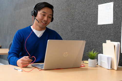 HP Poly Blackwire 8225 Microsoft Teams Certified Headset +USB-C/A Adapter TAA (7E2K8AA#ABA) - Cartouches Certifiees