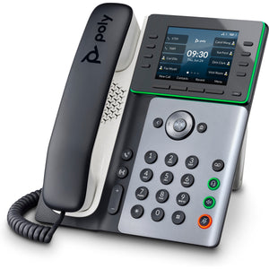 HP Poly Edge E300 IP Phone and PoE-enabled with Power Supply (89B51AA#ABA) - Cartouches Certifiees