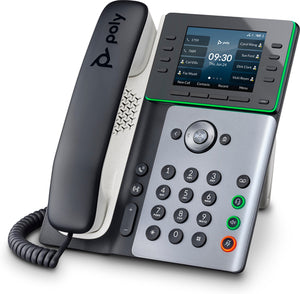 HP Poly Edge E300 IP Phone and PoE-enabled with Power Supply (89B51AA#ABA) - Cartouches Certifiees