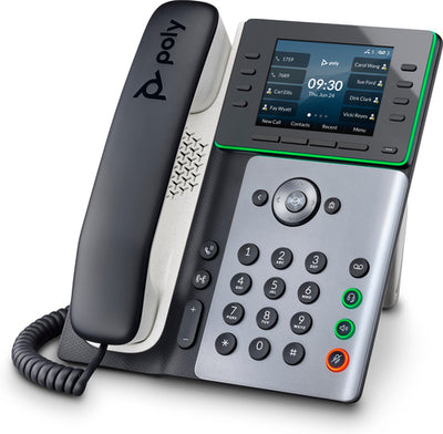 HP Poly Edge E300 IP Phone and PoE-enabled with Power Supply (89B51AA#ABA) - Cartouches Certifiees