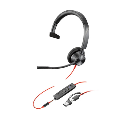 HP POLY BLACKWIRE 3315 USB-C CASQUE TAA ÉTATS-UNIS - LOCALISATION ANGLAISE