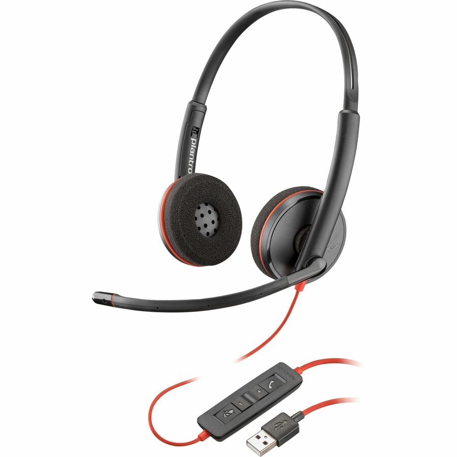 HP POLY POLY BW C3220 USB-A BLK HS (BULK 50) - Cartouches Certifiees