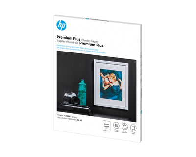 HP Prem Plus 8.5x11 Gls25 sht Photo Papr (CR670A) - Cartouches Certifiees