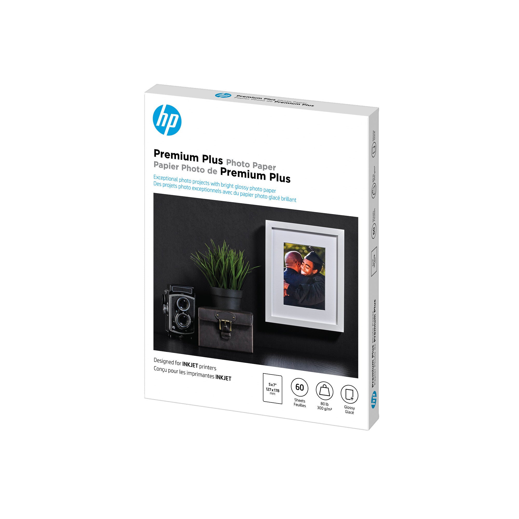HP PREMIUM PHOTO PAPER HIGLOSS 5x7 60 SHEETS (CR669A) - Cartouches Certifiees