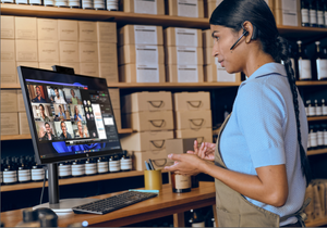 HP ProStudio 4 All-in-One G1i 23.8 inch Desktop AI PC Wolf Pro Security Edition (C72S2UT#ABC) - Cartouches Certifiees