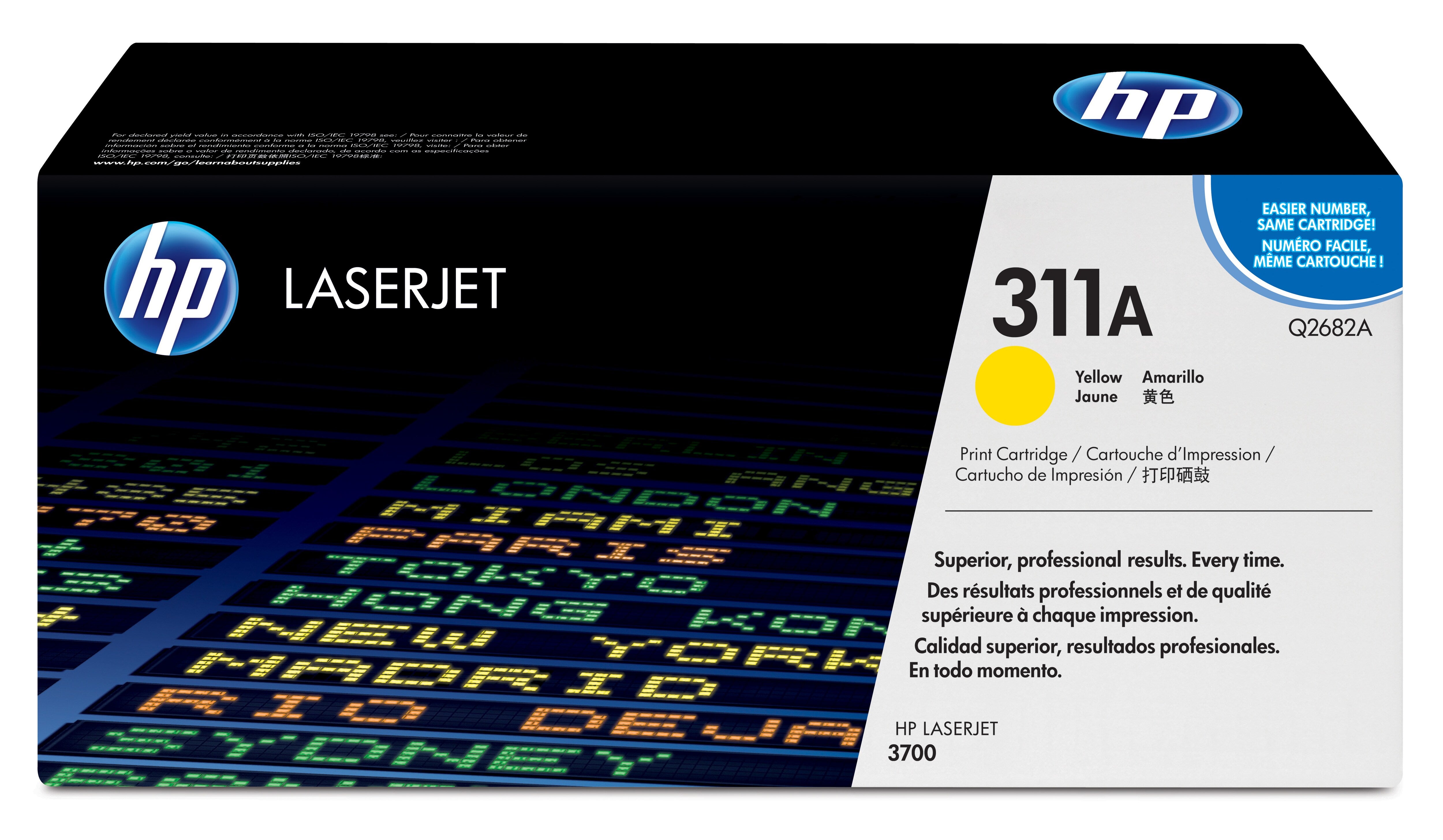 HP Q2682A (311A) Yellow Original Toner Cartridge - Cartouches Certifiees
