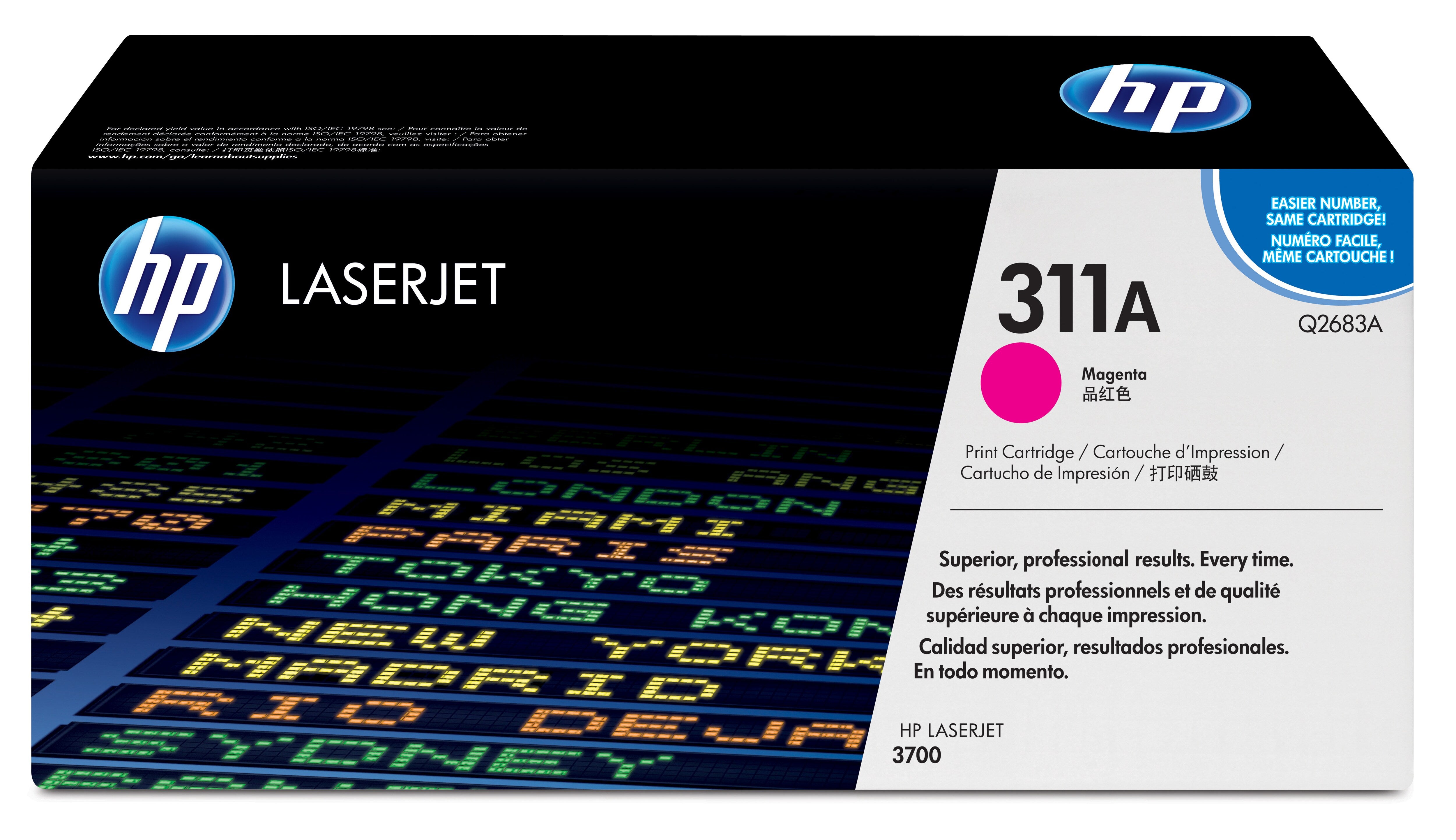 HP Q2683A (311A) Magenta Original Toner Cartridge - Cartouches Certifiees