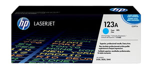 HP Q3971A (123A) Cyan Original Toner Cartridge - Cartouches Certifiees
