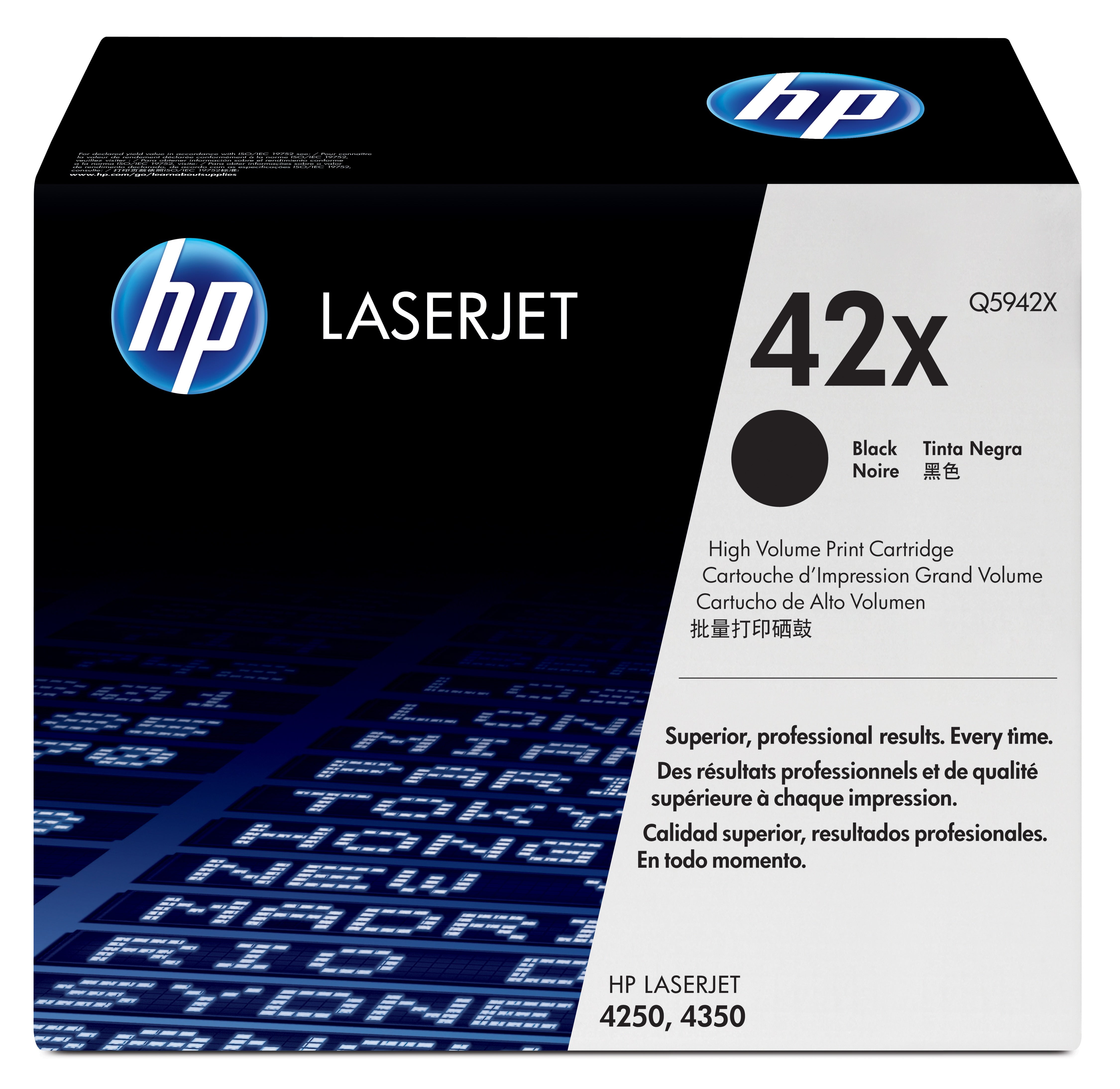 HP Q5942X (42X) Black Original Toner Cartridge - Cartouches Certifiees