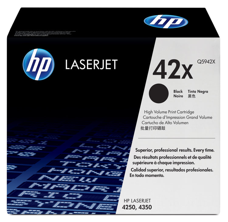 HP Q5942X (42X) Black Original Toner Cartridge - Cartouches Certifiees