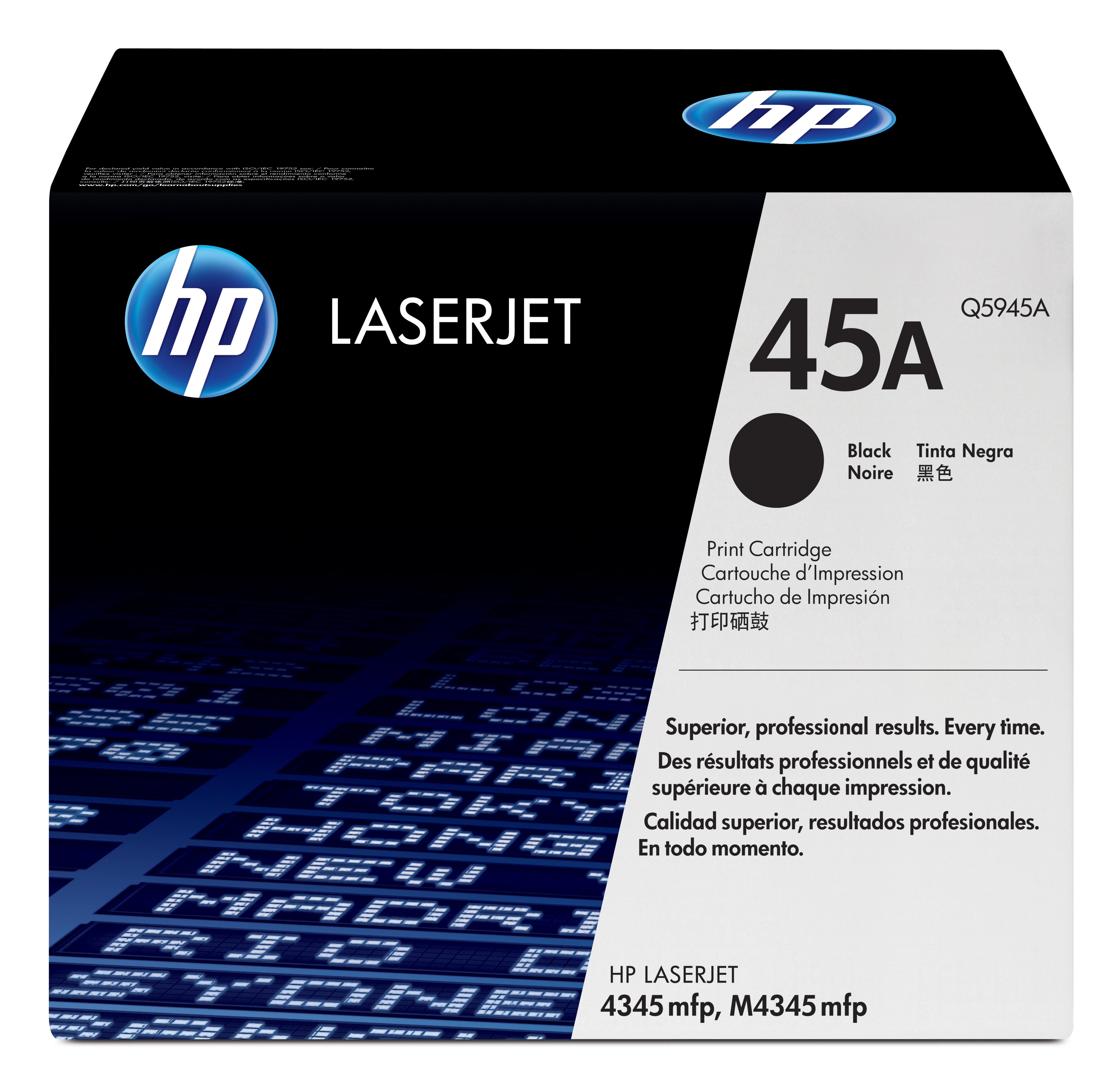 HP Q5945A (45A) Black Original Toner Cartridge - Cartouches Certifiees