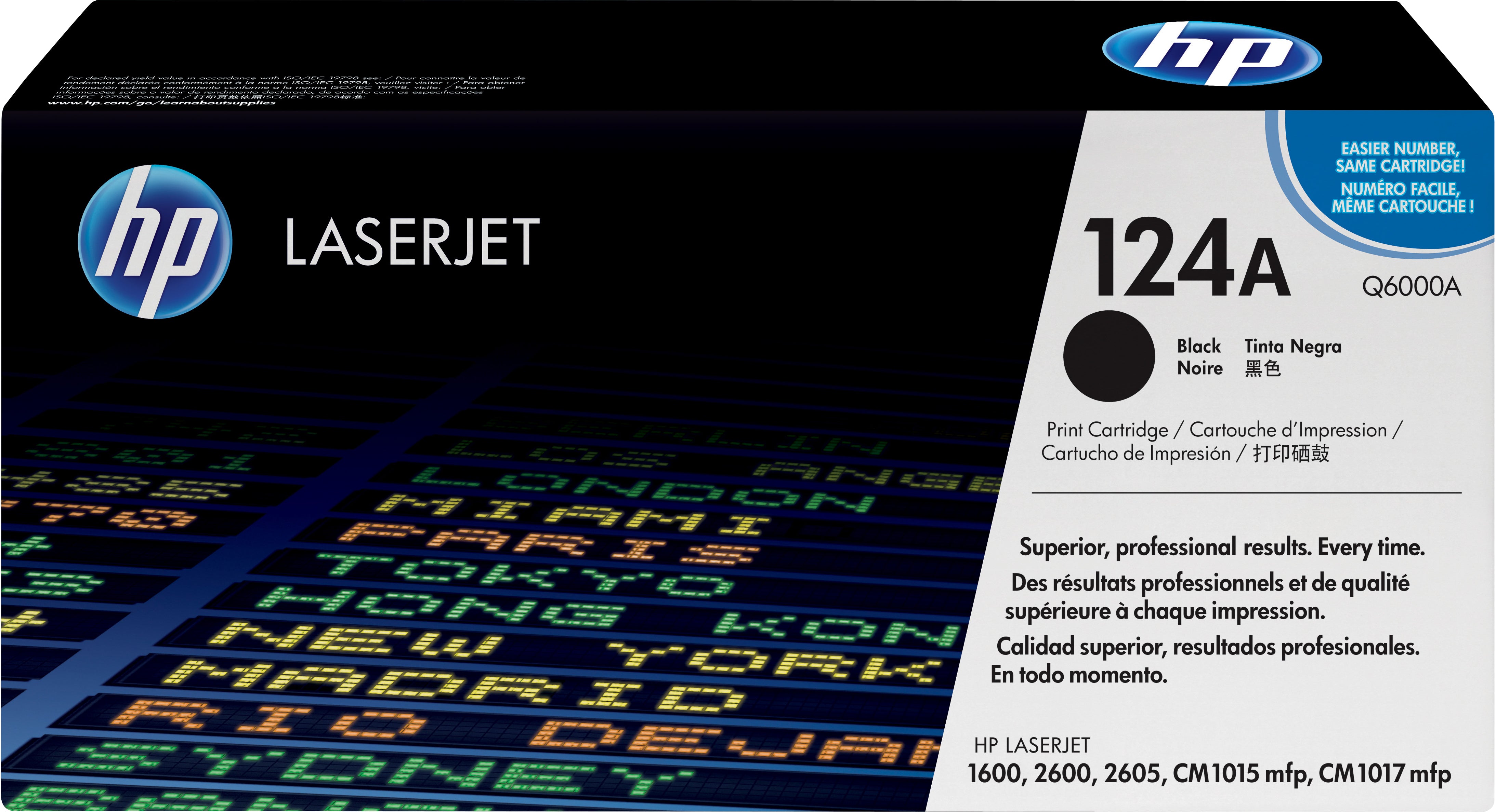 HP Q6000A (124A) Black Original Toner Cartridge - Cartouches Certifiees