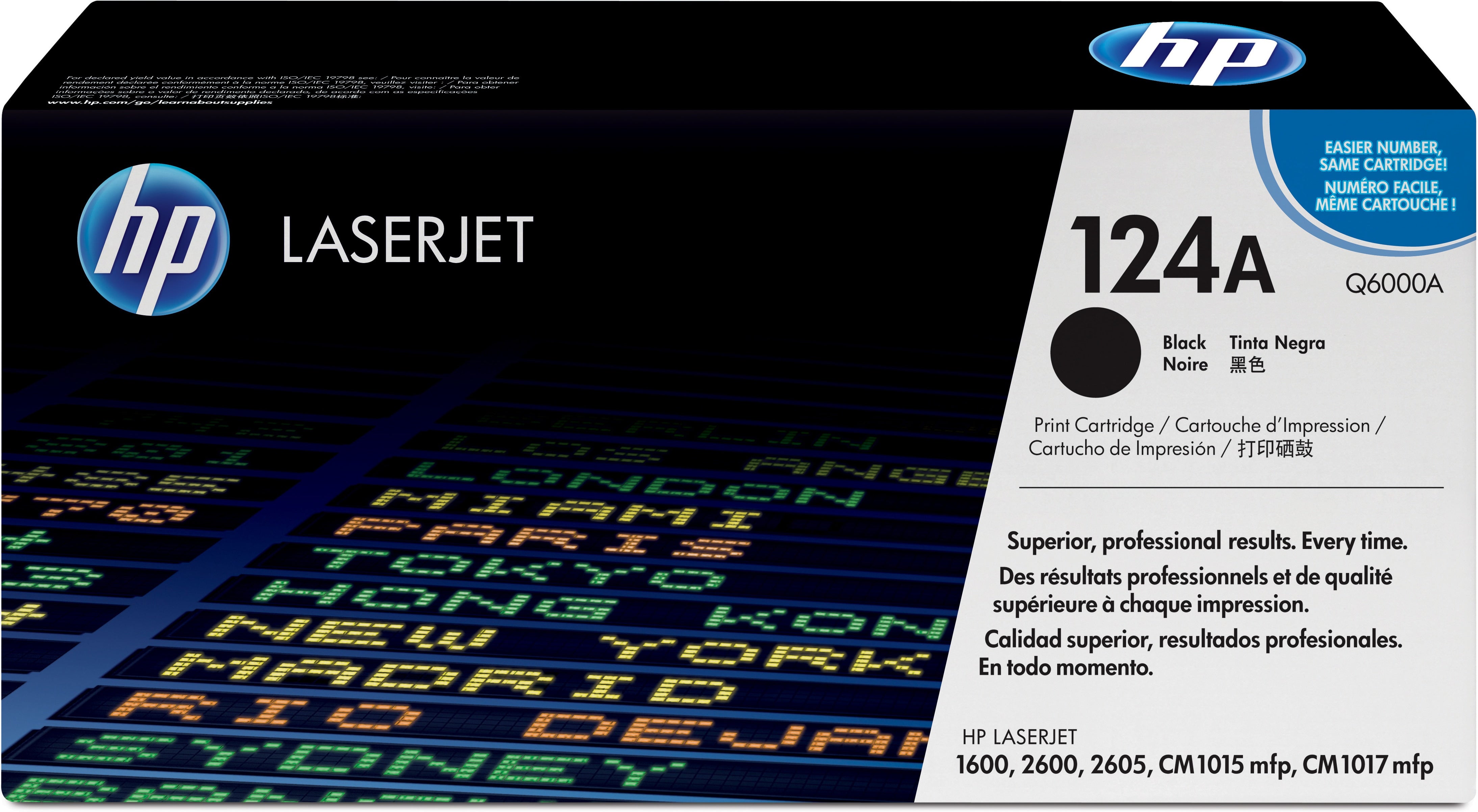 HP Q6000A (124A) Black Original Toner Cartridge - Cartouches Certifiees
