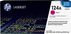 HP Q6003A (124A) Magenta Original Toner Cartridge - Cartouches Certifiees