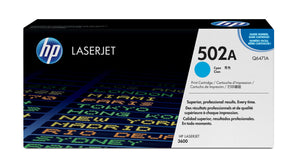 HP Q6471A (502A) Cyan Original Toner Cartridge - Cartouches Certifiees