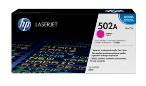 HP Q6473A (502A) Magenta Original Toner Cartridge - Cartouches Certifiees