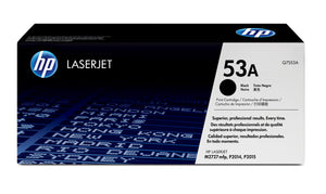 HP Q7553A (53A) Black Original Toner Cartridge - Cartouches Certifiees