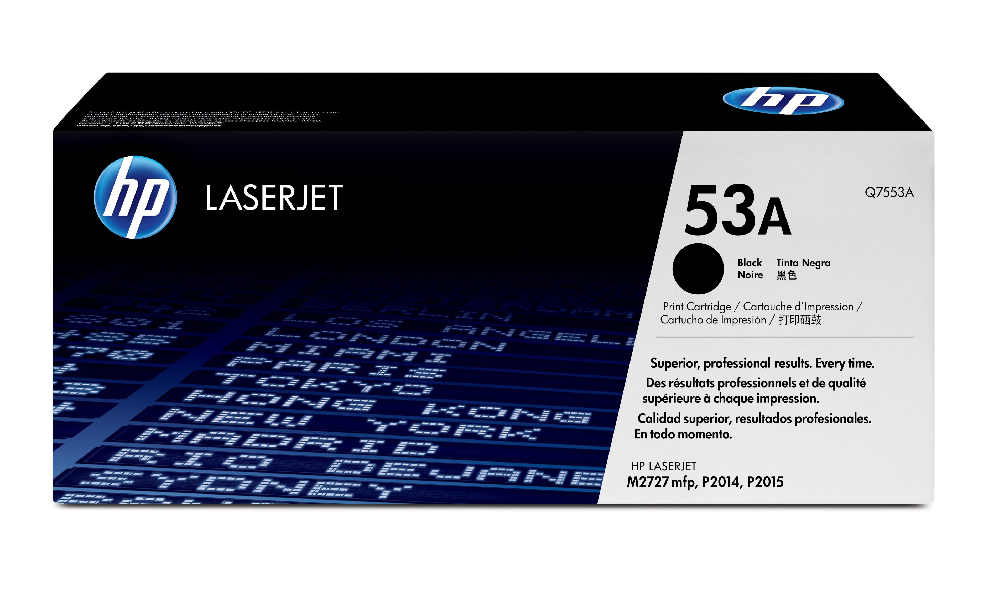 HP Q7553A (53A) Black Original Toner Cartridge - Cartouches Certifiees