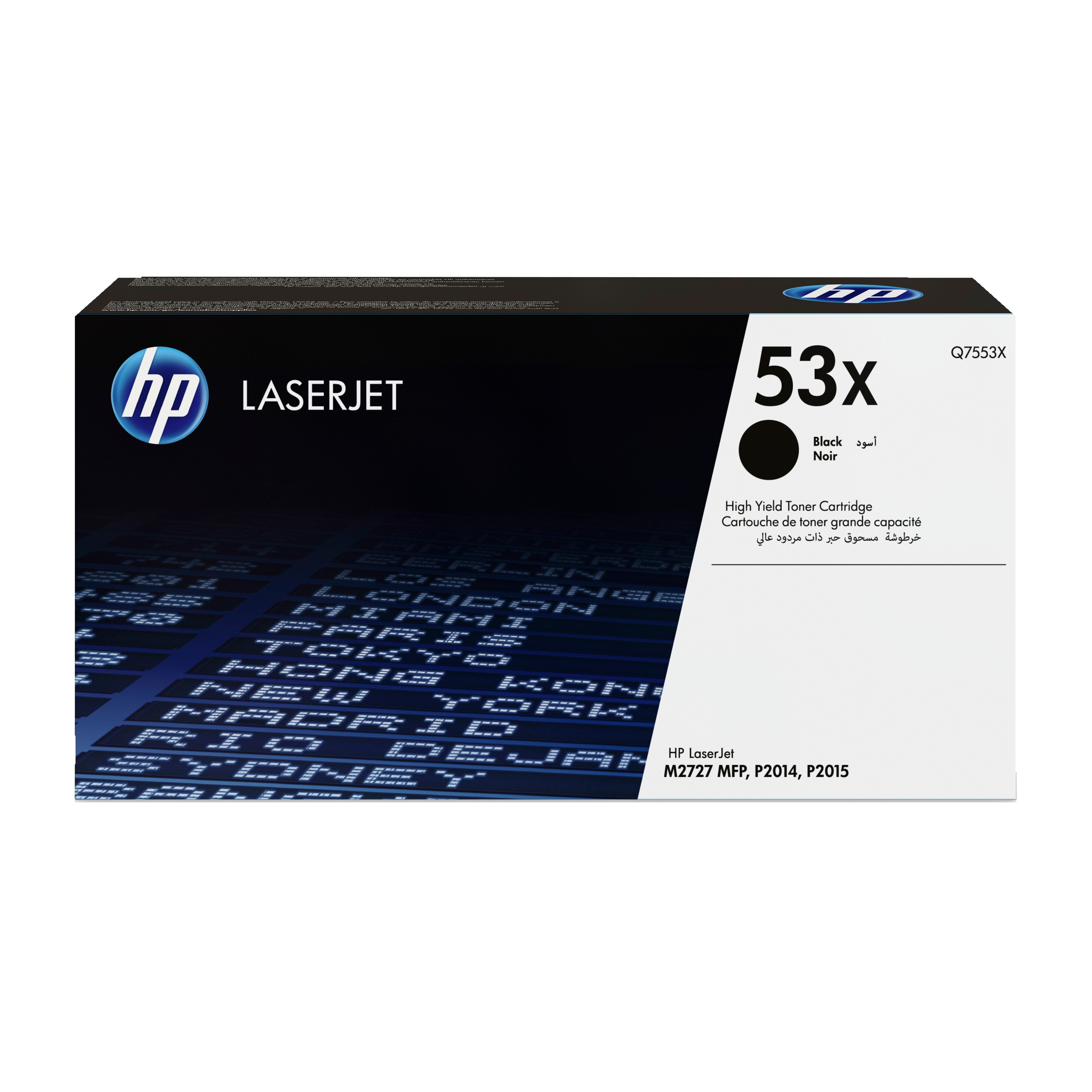 HP Q7553X (53X) Black Original Toner Cartridge - Cartouches Certifiees