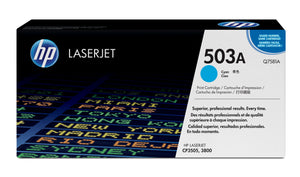 HP Q7581A (503A) Cyan Original Toner Cartridge - Cartouches Certifiees