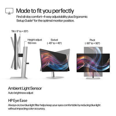 HP S7 PRO 727PK 4K TB4 MNTR UNITED STATES / CANADA ENGLISH (8J9G2AA#ABA) - Cartouches Certifiees