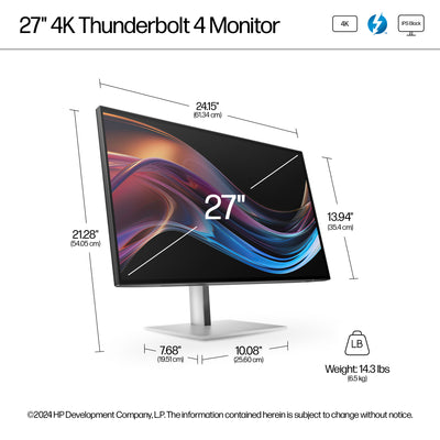 HP S7 PRO 727PK 4K TB4 MNTR UNITED STATES / CANADA ENGLISH (8J9G2AA#ABA) - Cartouches Certifiees