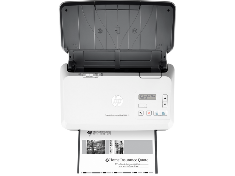 HP ScanJet Enterprise Flow 7000 s3 Sheet-feed Scanner (L2757A#BGJ) - Cartouches Certifiees