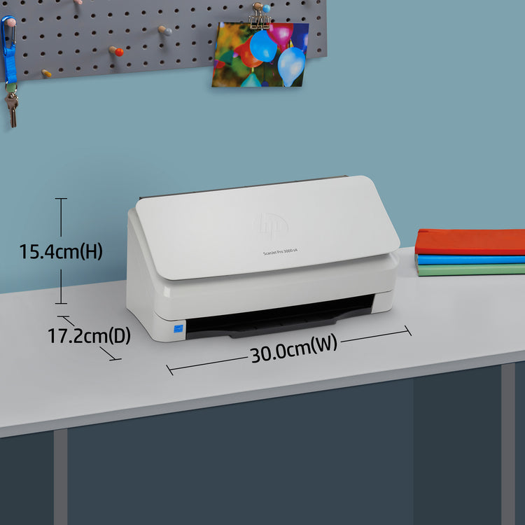 HP ScanJet Pro 3000 s4 Sheet-feed Scanner (6FW07A#BGJ) - Cartouches Certifiees
