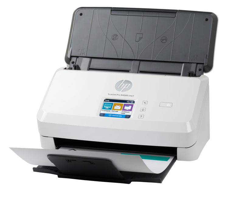 HP ScanJet Pro N4000 snw1 Sheet-feed Scanner (6FW08A#BGJ) - Cartouches Certifiees