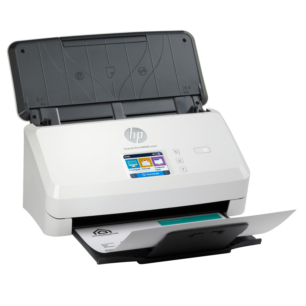 HP ScanJet Pro N4000 snw1 Sheet-feed Scanner (6FW08A#BGJ) - Cartouches Certifiees