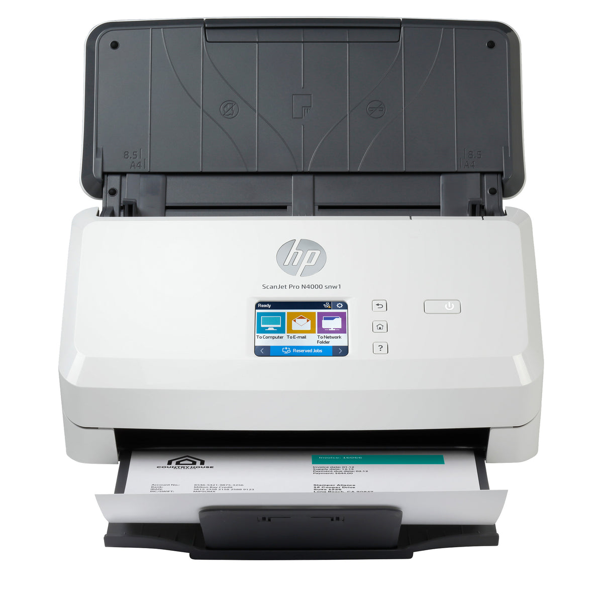 HP ScanJet Pro N4000 snw1 Sheet-feed Scanner (6FW08A#BGJ) - Cartouches Certifiees