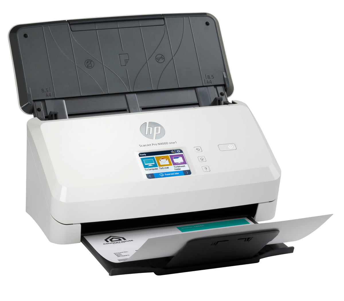 HP ScanJet Pro N4000 snw1 Sheet-feed Scanner (6FW08A#BGJ) - Cartouches Certifiees