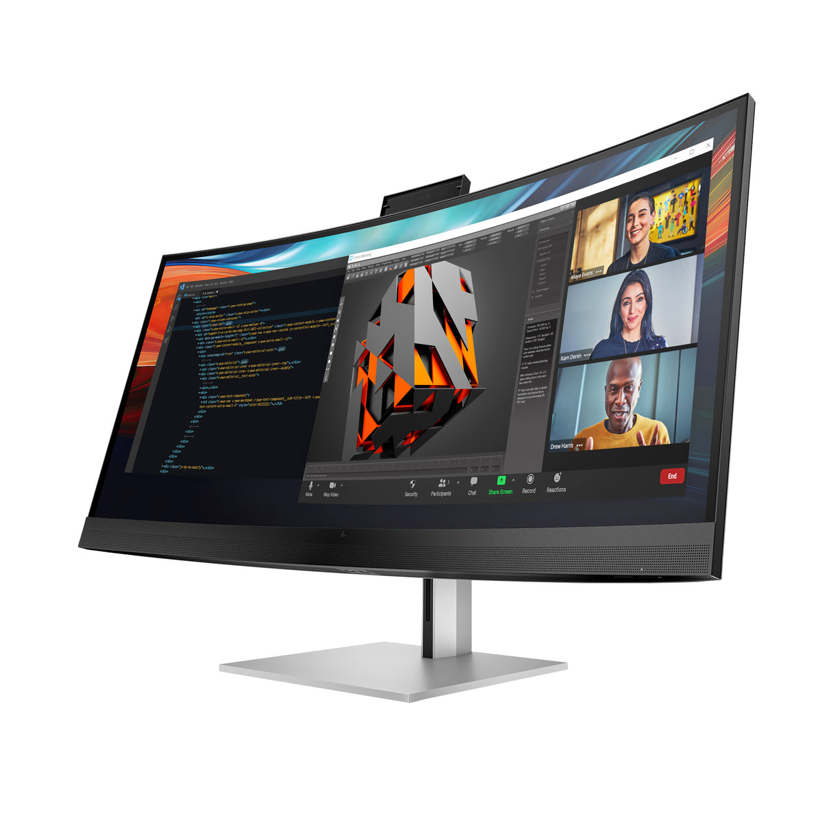 HP Series 7 Pro 39.7 inch 5K2K Conferencing Monitor-740pm (8Y2R2AA#ABA) - Cartouches Certifiees