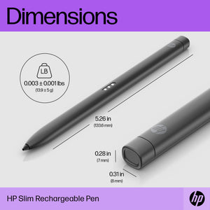 HP Slim Rechargeable Pen (630W7AA#ABL) - Cartouches Certifiees