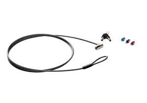HP Sure Key cable lock Black, Silver 1.83 m (6UW42AA) - Cartouches Certifiees