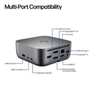 HP Thunderbolt 4 100W G6 Dock (9X472UT#ABA) - Cartouches Certifiees