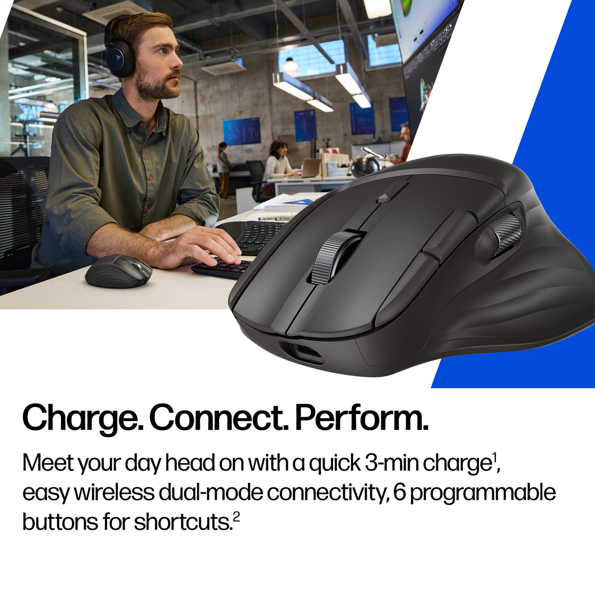 HP Ultra-Fast-Scroll Wireless Mouse 785M (B8YX4AA#ABA) - Cartouches Certifiees