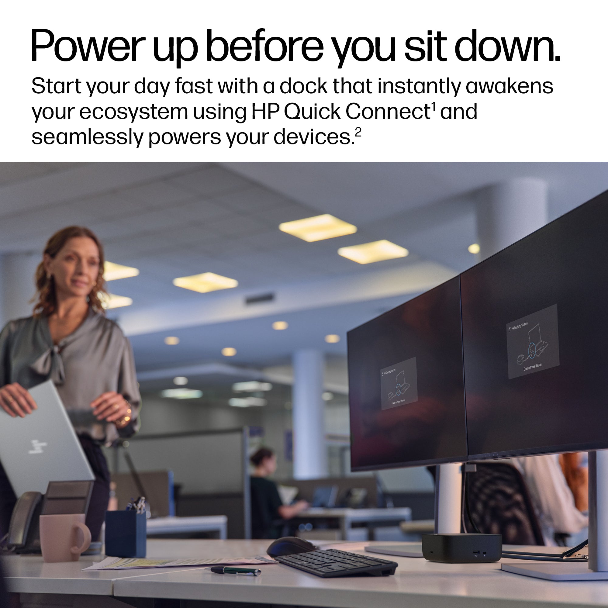 HP USB-C 100W G6 Dock (9X3V1UT#ABA) - Cartouches Certifiees