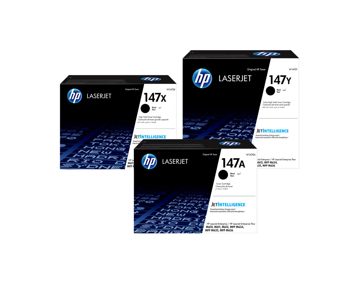 HP W1470Y (147Y) Extra High Yield Black Original Toner Cartridge - Cartouches Certifiees