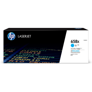 HP W2001X (658X) Cyan Original Toner Cartridge - Cartouches Certifiees
